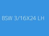 BSW 3/16X24 LH